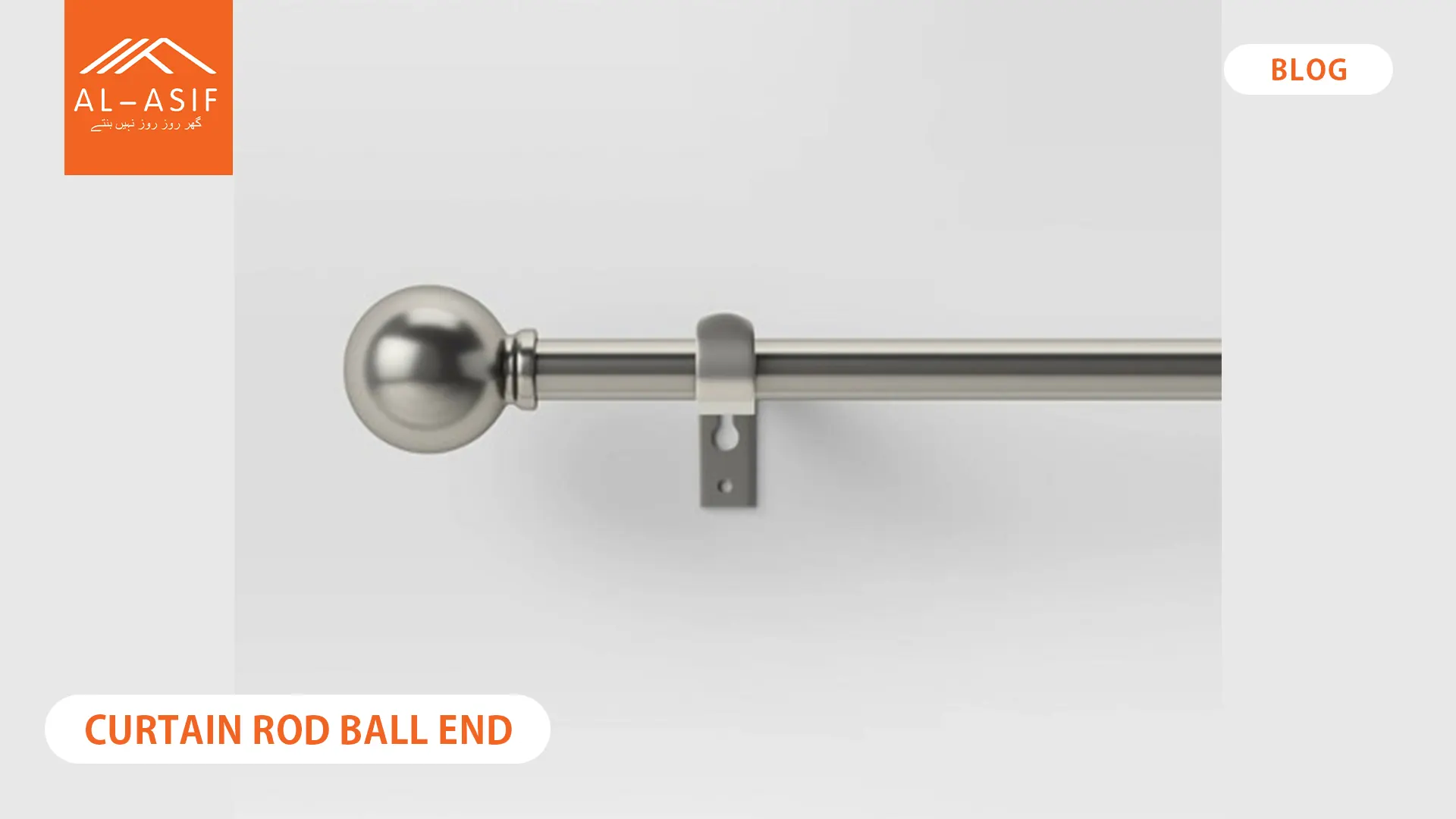 Ball Curtain Rod Finials